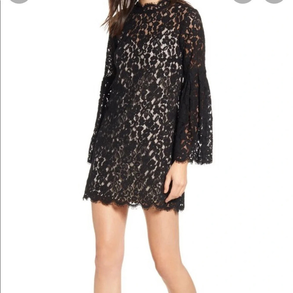 Endless Rose Bell Sleeve Lace Dress - Picture 2 of 13